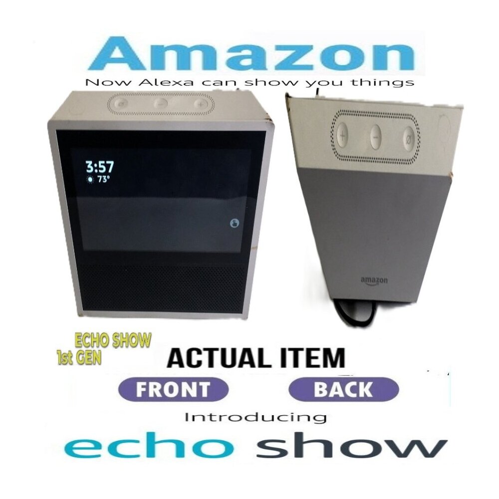 🛑 AMAZON ➕ ECHO SHOW Smart 🆒 SPEAKER Alexa Digital DISPLAY Screen Control UNIT